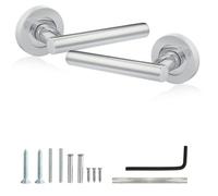 Xfort Polished Chrome Liberty Lever On Rose Door Handles, Door Handles 1 Pair
