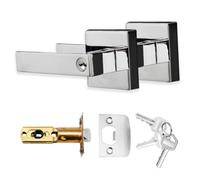 Xfort Quad Entrance Knob Set Polished Chrome For Internal Doors