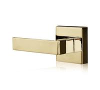 Xfort Quad Passage Knob Set Polished Brass For Internal Wooden Doors