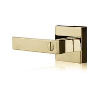 Xfort Quad Privacy Knob Set Polished Brass For Internal Doors