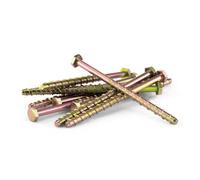 Xfort Sequal Zeus Bolts, Hex Head Concrete Bolts, Self Tapping Fixing Bolts, (8 Pack, M8 X 150mm)