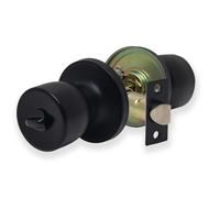 XFORT Tulip Privacy Knob Set Matt Black, Door Knob