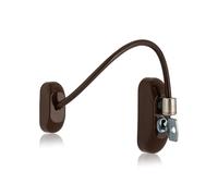 XFORT Viper Key Locking Cable Window Restrictor in Brown, Durable Window Safety Lock for Child Safety and Window Security