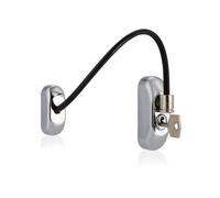 Xfort Viper Key Locking Cable Window Restrictor In Polished Chrome