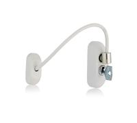 XFORT Viper Key Locking Cable Window Restrictor in White, Durable Window Safety Lock for Child Safety and Window Security
