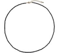 Xfoxstal Dainty 3-4mm Gemstones Small Shiny Faceted Beads Necklace 20 Inches Boho Necklaces for Women and Men Positive Energy Handmade Jewelry, M, Stone, spinel