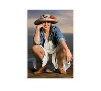 XFPOBH Country Rock Linda Ronstadt Poster Canvas Painting Wall Art Picture Home Decor Print For Bedroom Living Room 12x18inch(30x45cm) Unframe-style