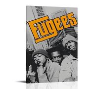 XFPOBH Fugees Hip Hop Poster Canvas Painting Wall Art Picture Home Decor Print For Bedroom Living Room 12x18inch(30x45cm) Frame-style