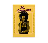XFPOBH Fugees Poster Lauryn Hill Hip Hop Poster Canvas Painting Wall Art Picture Home Decor Print For Bedroom Living Room 12x18inch(30x45cm) Unframe-style