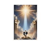XFPOBH Jesus Christ Poster Canvas Painting Wall Art Picture Home Decor Print For Bedroom Living Room 12x18inch(30x45cm) Unframe-style