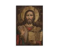 XFPOBH Jesus Christ Poster Canvas Painting Wall Art Picture Home Decor Print For Bedroom Living Room 12x18inch(30x45cm) Unframe-style