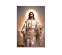 XFPOBH Jesus Christ Poster Canvas Painting Wall Art Picture Home Decor Print For Bedroom Living Room 24x36inch(60x90cm) Unframe-style