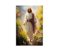XFPOBH Jesus Christ Poster Canvas Painting Wall Art Picture Home Decor Print For Bedroom Living Room 12x18inch(30x45cm) Unframe-style