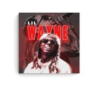 XFPOBH Lil Wayne Rapper Poster Canvas Painting Wall Art Picture Home Decor Print For Bedroom Living Room 20x20inch(50x50cm) Unframe-style