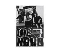 XFPOBH The Neighbourhood Rock Band Poster Poster Canvas Painting Wall Art Picture Home Decor Print For Bedroom Living Room 12x18inch(30x45cm) Unframe-style