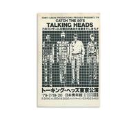 XFPOBH The Talking Heads Rock Band Poster Canvas Painting Wall Art Picture Home Decor Print For Bedroom Living Room 12x18inch(30x45cm) Unframe-style