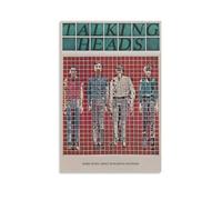 XFPOBH The Talking Heads Rock Band Poster Canvas Painting Wall Art Picture Home Decor Print For Bedroom Living Room 12x18inch(30x45cm) Unframe-style