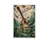 XFPOBH Willie Hugh Nelson Guitar Singer Poster Canvas Painting Wall Art Picture Home Decor Print For Bedroom Living Room 12x18inch(30x45cm) Unframe-style