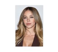 XFQGEC Sydney Sweeney Canvas Poster Wall Art Decor Print Picture Paintings for Living Room Bedroom Decoration 08x12inch(20x30cm)