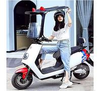XFQZJG Universal Electric Motorcycle Sunshade Cover/Scooter Rain Waterproof Cover/Battery Car Canopy Umbrella Cover Mobility Sun Shade Rain Cover,Black