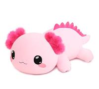 Xfrog Weighted Axolotl Plush, Large Stuffed Animal for Her, Pink Axolotl Stuff Toy Cute Hugging Throw Toys for Boys Girls Girlfriends 25CM