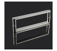 XFSHKJS Shower Door Handle Sets,Stainless Steel Bathroom Shower Room Glass Door Handle/Push-Pull Door Handle Hole Center Spacing 165mm/200mm/275mm (Size : 165mm)