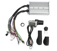 XFSLDOPRW 36V 48V 1500W Brushless Motor Controller Kit, Electric Bicycle Controller with LCD Display and Speed Control Throttle Grip, High Power Aluminum Alloy Controller for E Bike Conversi