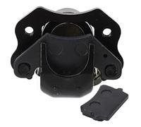 XFSLDOPRW 6mm Rear Brake Caliper Assembly with Pads, Replacement for Coleman Powersports Kt196 Kt196C 196cc 6.5Hp Go Kart, High Performance Metal Disc Brake Caliper, Durable and Easy to Inst