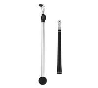 XFSLDOPRW Telescopic Golf Swing Trainer, Folding Hands Gesture Corrector, Retractable Position Grip Trainer with Adjustable Length from 31.1in to 43.3in, Anti Slip Rubber Grip and Silicone H (Black)