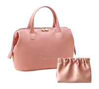 XFSRG 2-Piece Toiletry Bag Set for Women Large and Small PU with Multiple Compartments Organiser for Travel Makeup Storage, Pink, Eine Grösse, Sinicism