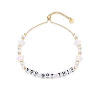 XFSRG Alphabet Bracelets Women Beads Bracelet Adjustable Stackable Original Friends Birthday Gifts for Friend Sister Daughter Wife Mum