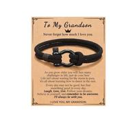 XFSRG Bracelet for boys as a stylish gift for teenagers, sons, nephews, grandchildren, brothers or godchildren on special occasions such as birthday, Christmas, graduation or school enrolment