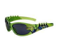 XFSRG Children's Sunglasses Dinosaur Design UV Protection Cycling Glasses Boys Cool Izipizi Sunglasses for Outdoor Activities, Bright Green Frame, Eine Grösse