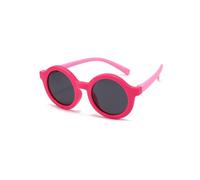 XFSRG Children's Sunglasses Round Pink Frame UV400 Protection Sunglasses Girls Fashionable Sunglasses for Summer Activities