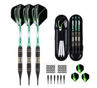 XFSRG Dartboard Set Darts with Plastic Tip 18 g Dart Accessories Professional Plastic Set for Adults with Storage Box