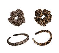 XFSRG Elegant Leopard Hair Bands and Scrunchie Hair Scrunchie Women Chic for All Occasions