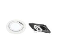 XFSRG Finger Holder Mobile Phone 360 Degree Rotatable Magnetic Ring Holder for Mobile Phone Adjustable Plastic Mobile Phone Holder Perfect for All Smartphones (White)