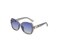 XFSRG Large Sunglasses Women's Elegant Polarised UV400 Sun Protection Classic Vintage Glasses Fashion, gray
