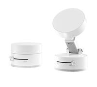 XFSRG Magnetic Car Phone Holder 360 Degree Rotation Magnetic Phone Holder Accessory Magnetic Phone Holder Phone Handle with Suction Cup Base (White)