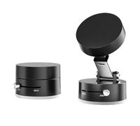 XFSRG Magnetic Car Phone Holder 360 Degree Rotation Magnetic Phone Holder Accessory Magnetic Phone Holder Phone Handle with Suction Cup Base (Black)