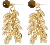 XFSRG Women's Gold Hanging Jewellery Stud Earrings Vintage Long Drop Boho Wedding, Zinc