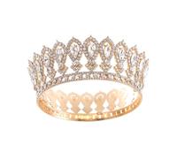 XFSRG Women's Sparkling Crystal Tiara Crown Princess Luxurious Suitable for Dinner Wedding Date, taglia unica, Alloy, Rhinestone