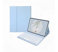 XFTeoux Keyboard Case for Fire HD 10 2023 (13Th Generation, 2023 Release) 10.1", Auto Wake/Sleep Smart Cover with Magnetically Detachable Wireless Bluetooth Keyboard,Sky Blue