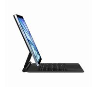 XFTeoux Keyboard Case for Ipad Air 11-Inch(M2) 2024,7-Color Backlight,Trackpad Multifunctional,Square Scissor Keycaps,Bluetooth 5.0,135° Adjustable Angle,QWERTY Layout English,Black
