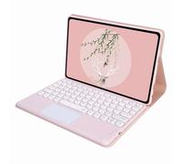 XFTeoux Touchpad Keyboard Case for Amazon Kindle Fire HD 10 And Fire HD 10 Plus Tablet (13Th/11Th Generation, 2023/2021 Release), Detachable Bluetooth Keyboard Case with Trackpad,Pink