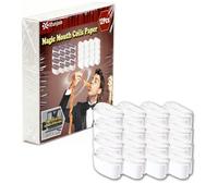 Xfunjoin 12 Pieces White Extending Mouth Coils - Professional Magic Trick Paper for Stage & Close-Up Illusions
