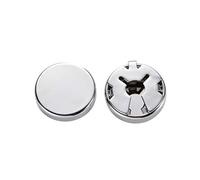 XFUYI Brass Round Cuff Button Covers 1 Pair Imitation Cuff Links Cufflinks for Men's Wedding Formal Shirt