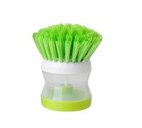 XFUYI Kitchen Wash Tool Dish Plastic Brush with Washing Up Liquid Soap Dispenser Plastic