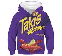 XFVSDXS Boys Girls Hoodies for Kids 3D Printed Novelty Hoodies Pullover Athletic Casual Sweatshirts with Pocket 6-16 Years - - 6-8 Years