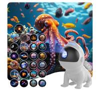 XFWOJOO Galaxy Projector for Bedroom, Planetarium Star Projector,4K Replaceable 25 HD Galaxy Discs,with White Noises,Timer,Ceiling Star Night Light for Kids,Gaming Room,Outside Home Theater Decor